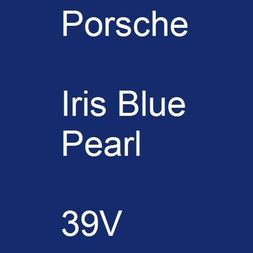 Porsche, Iris Blue Pearl, 39V.